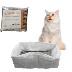 1 Pack Of 10PCS Cat Litter Filter Bags, Cat Litter Filter Bags, Reusable, Washable, Mesh Quick Sift Cat Litter, Not Dirty, EASY To Clea (Option: Cat litter filter bags)